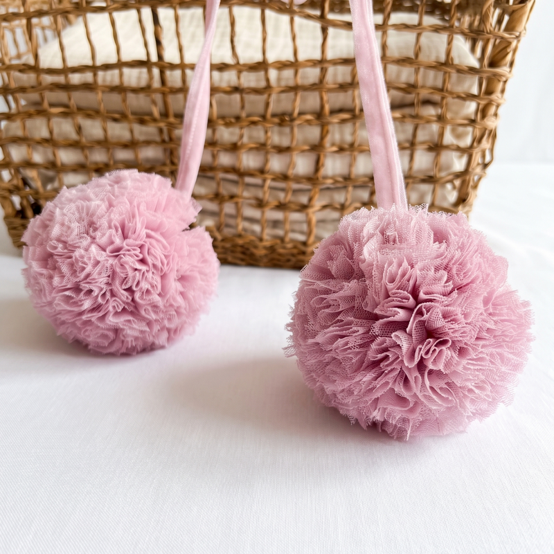 Awwlie's Twin Pompom - Pink