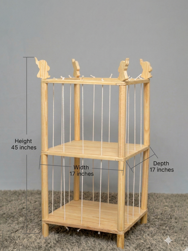 Awwlie's Stack and Store - 2 level Plush Toy Storage