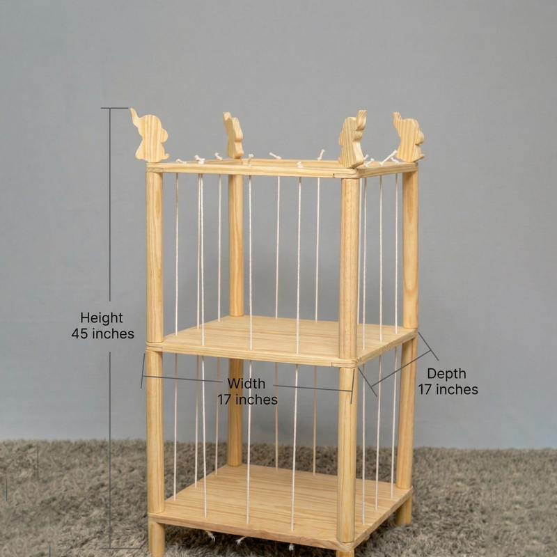 Awwlie's Stack and Store - 2 level Plush Toy Storage